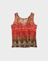 Vintage Y2k 2000s Taifun Collection Crinkle Mesh Top - XL