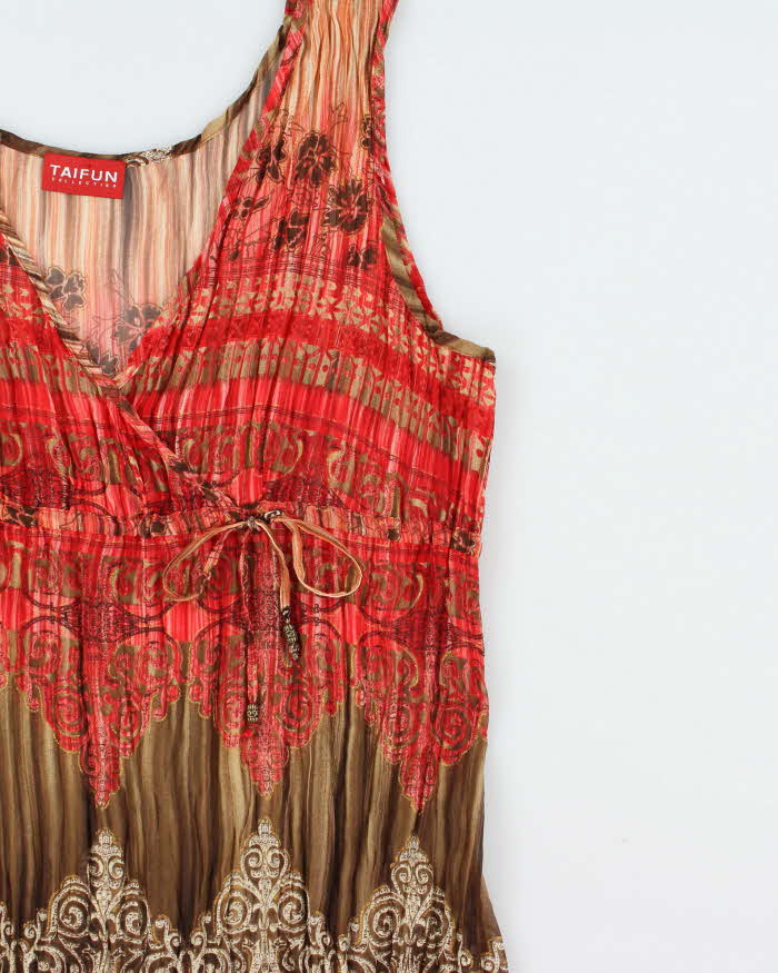 Vintage Y2k 2000s Taifun Collection Crinkle Mesh Top - XL