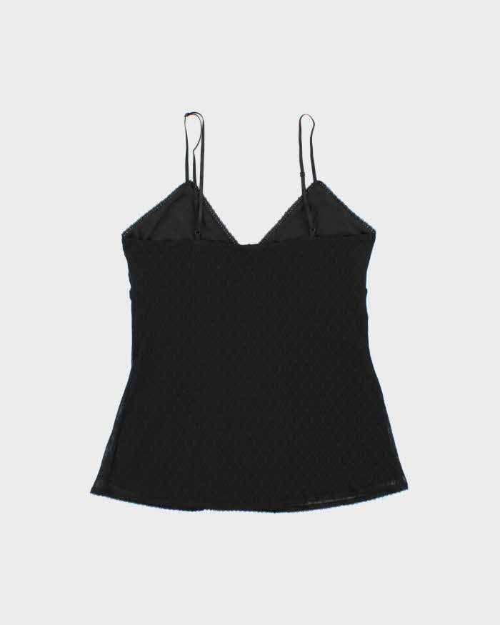 Vintage Y2k 2000s No Boundaries Lined Mesh Cami Top - L