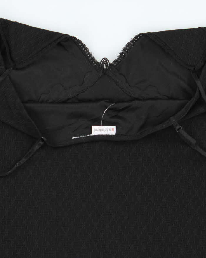 Vintage Y2k 2000s No Boundaries Lined Mesh Cami Top - L