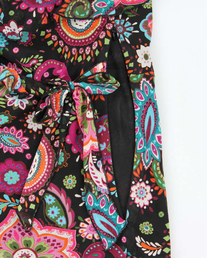 Vintage Y2k 2000s Bandolino Paisley Pattern Top - M