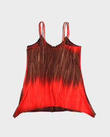Vintage Y2k 2000s Suzy Beaded Slinky Top - S