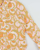 Vintage 1970s Edward chapman Floral Long Sleeve Blouse - XL