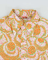 Vintage 1970s Edward chapman Floral Long Sleeve Blouse - XL