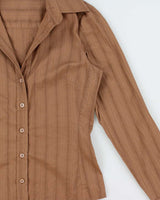 Vintage Y2k 2000s Jacob Long Sleeve Blouse - S