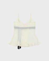 Vintage Y2k 2000s La Vie En Rose Mesh Cami Top - S