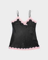 Vintage 1990s One Step Up Satin Cami Top - L