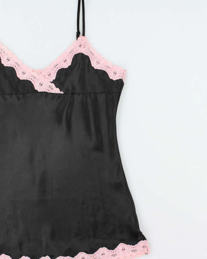 Vintage 1990s One Step Up Satin Cami Top - L