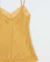 Vintage 2000s Intimissimi Slinky Lace Trim Cami Top - M