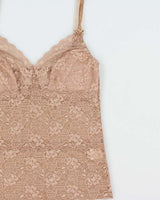 Vintage Y2k 2000s Costa Blanca Lace Cami Top - S