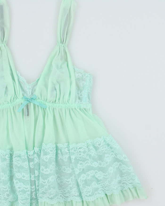 Vintage Y2k 2000s Jacob Lace Floaty Mesh Cami Top - XS