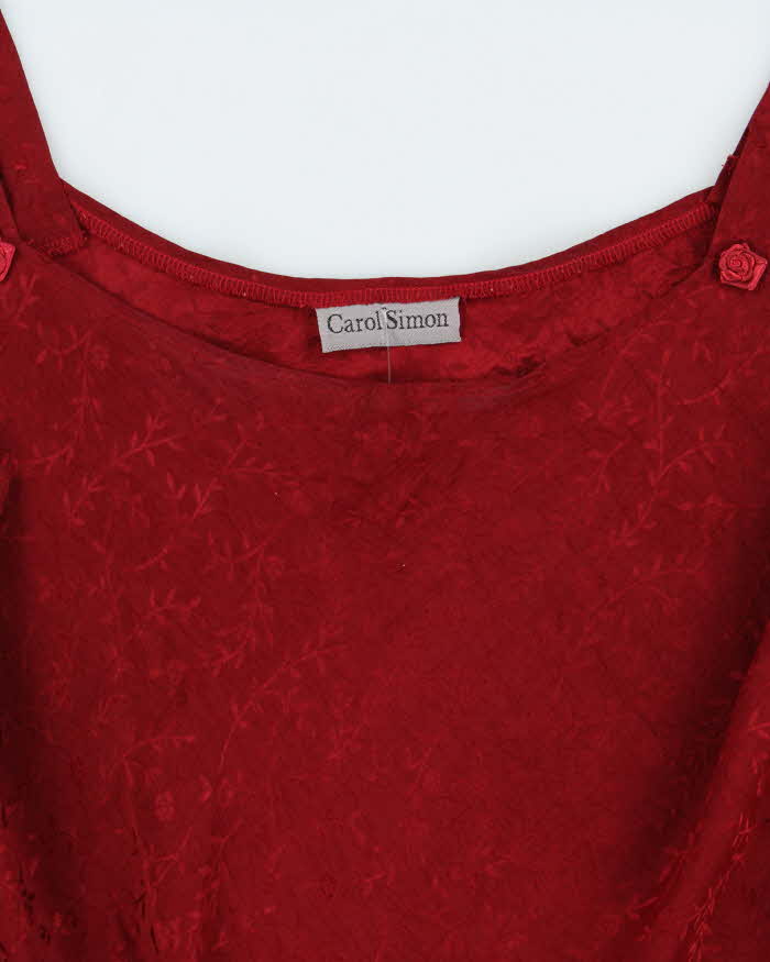 Vintage Y2k 2000s Coquette Lace Off The Shoulder Top - XL