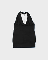 Vintage Y2k 2000s Ripe Cowl Neck O Ring Chain Detail Top - S