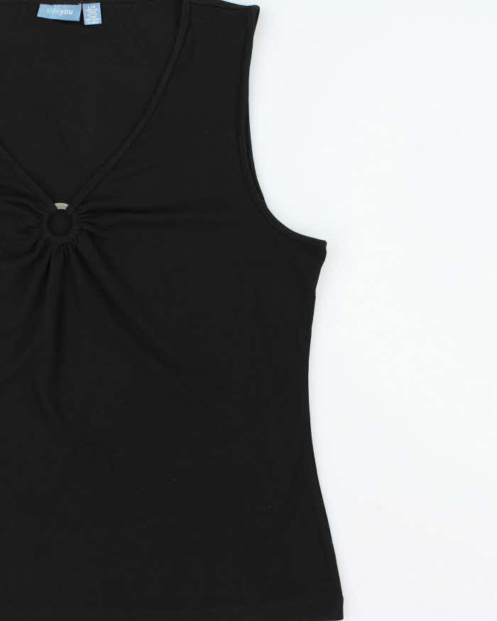 Vintage Y2k 2000s Tres You O Ring Sleeveless Top - L