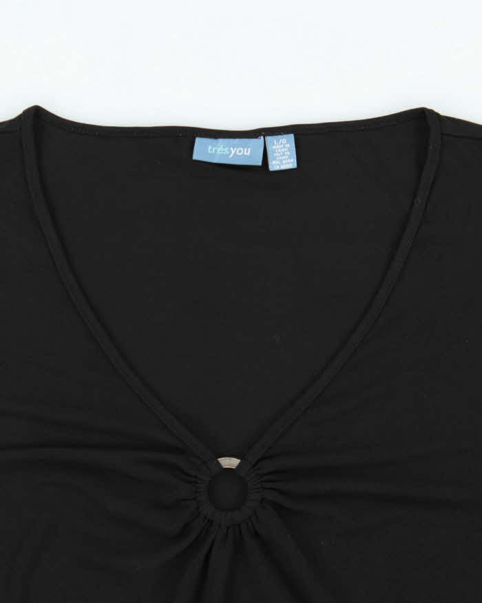 Vintage Y2k 2000s Tres You O Ring Sleeveless Top - L