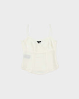 Vintage 1990s Jacob Sequin Chiffon Cami Top - XS