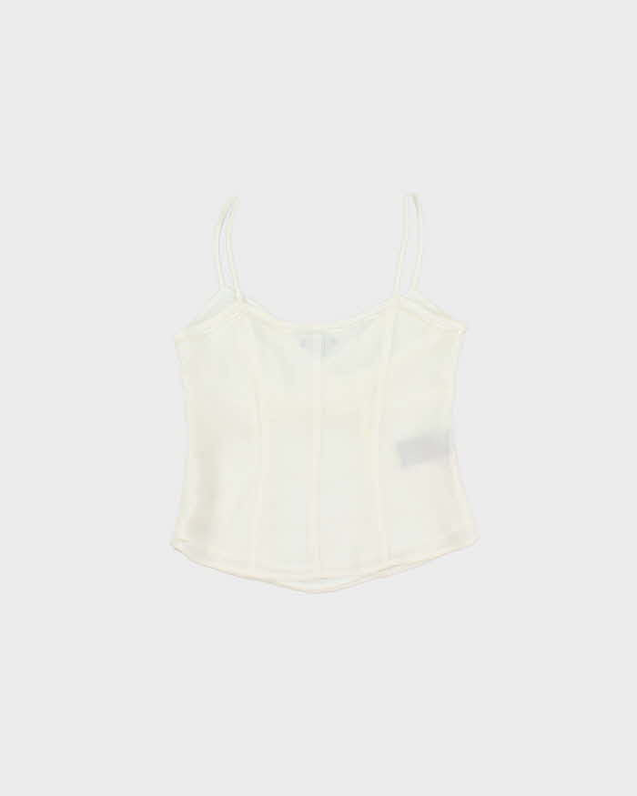 Vintage 1990s Jacob Sequin Chiffon Cami Top - XS