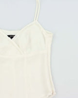 Vintage 1990s Jacob Sequin Chiffon Cami Top - XS