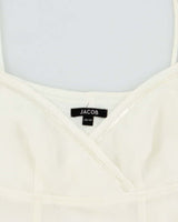 Vintage 1990s Jacob Sequin Chiffon Cami Top - XS