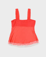 Vintage 1990s Bianca Nygard Ombre Layered Chiffon Cami Top - L