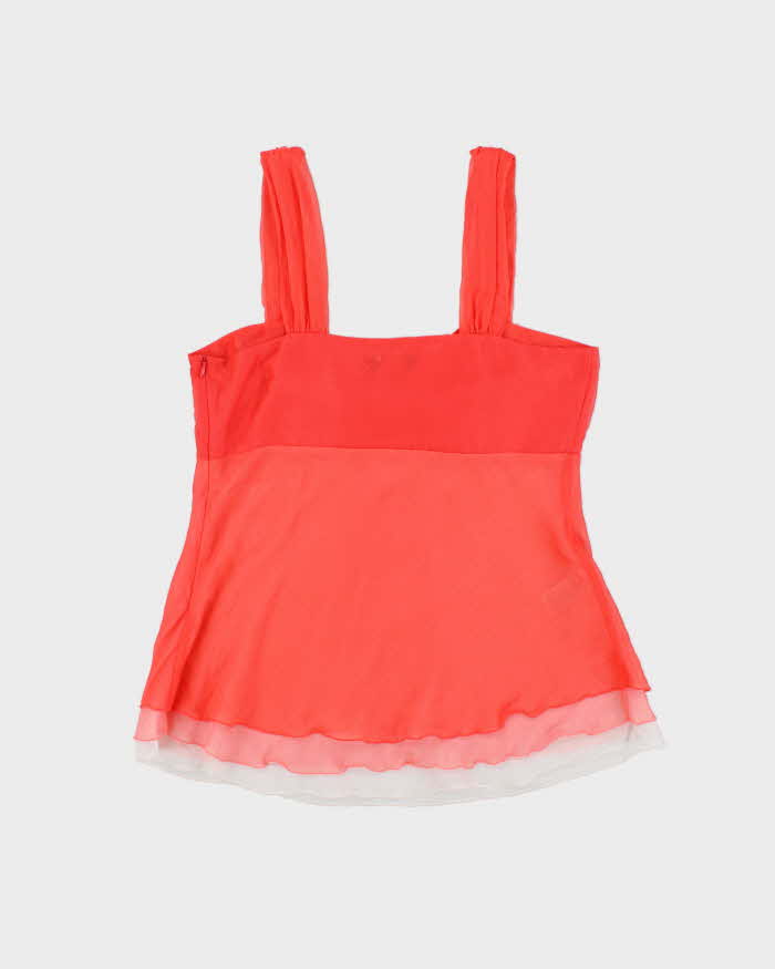 Vintage 1990s Bianca Nygard Ombre Layered Chiffon Cami Top - L