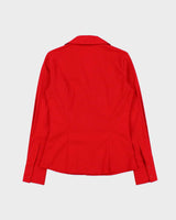 Vintage 2000s Ricki's Zip-up Long Sleeve Blouse - M