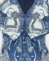 Vintage 2011 Roberto Cavalli Jelly Fish Pattern 3/4 Length Sleeve Top - S