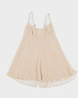 Vintage 1990s Victoria's Secret Lace Babydoll Cami Top - S