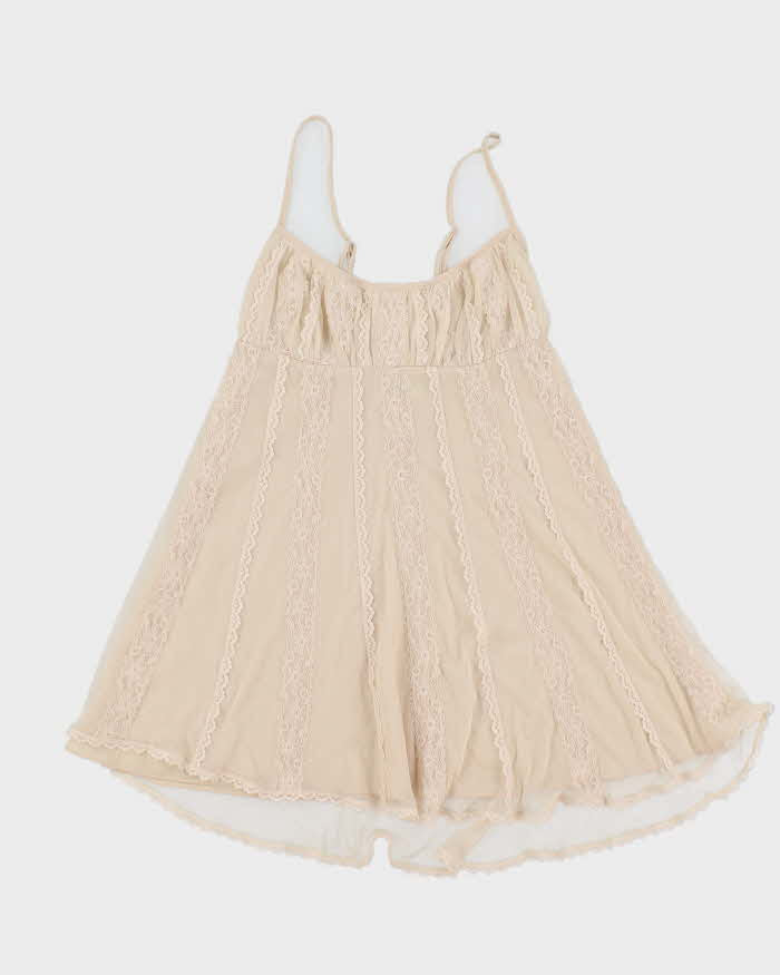 Vintage 1990s Victoria's Secret Lace Babydoll Cami Top - S
