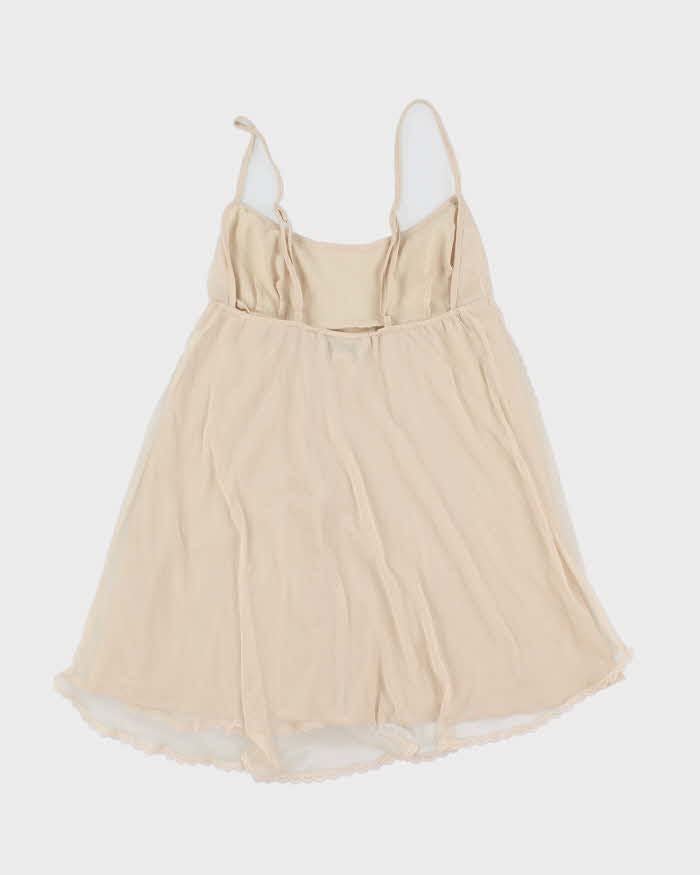 Vintage 1990s Victoria's Secret Lace Babydoll Cami Top - S
