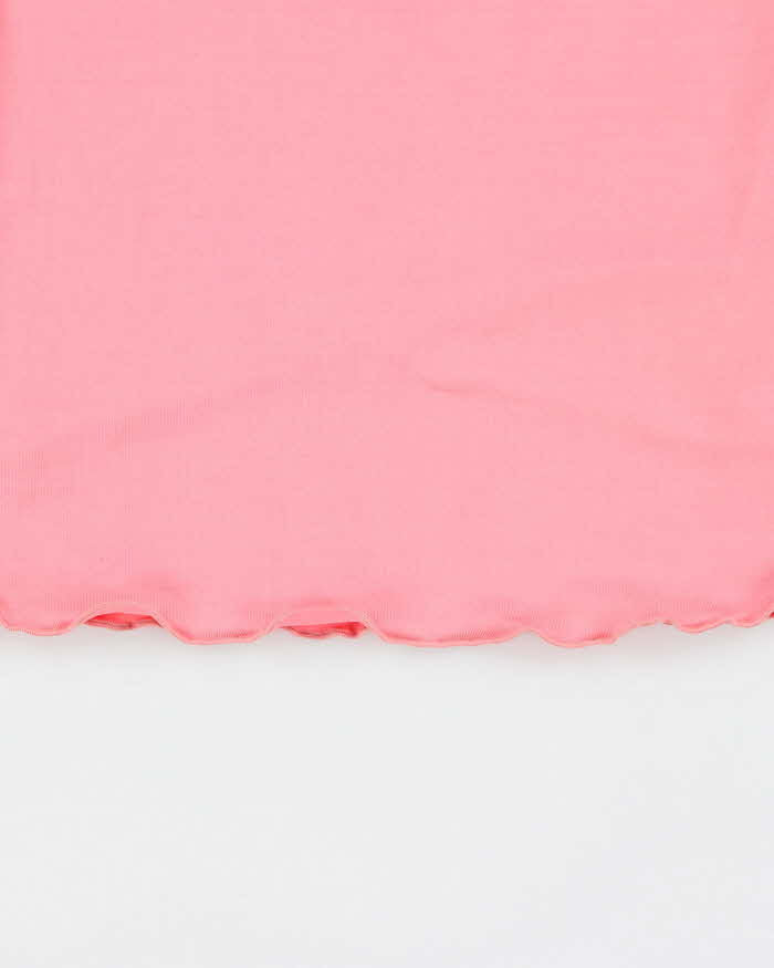 Vintage Y2k 2000s Le Chateau Cross Over Cut Sleeve Top - M