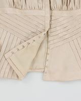 Vintage 1990s Etcetera Silk Hook &amp; Eye Top - M