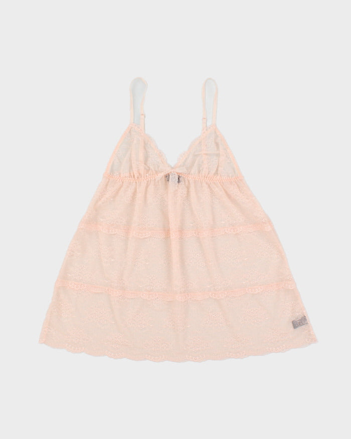 Vintage Y2k 2000s La Senza Lace Babydoll Cami Top - M