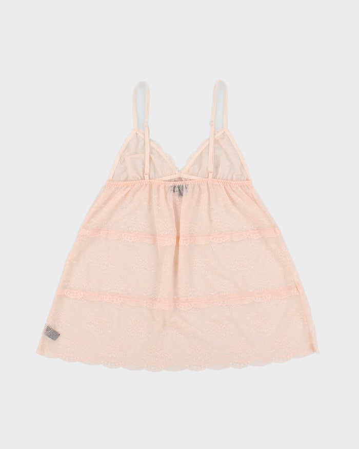 Vintage Y2k 2000s La Senza Lace Babydoll Cami Top - M