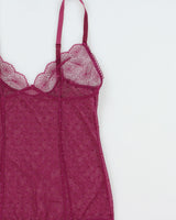 Vintage Y2k 2000s Wolford Polka Dot Mesh Cami Top - S