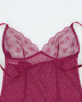 Vintage Y2k 2000s Wolford Polka Dot Mesh Cami Top - S