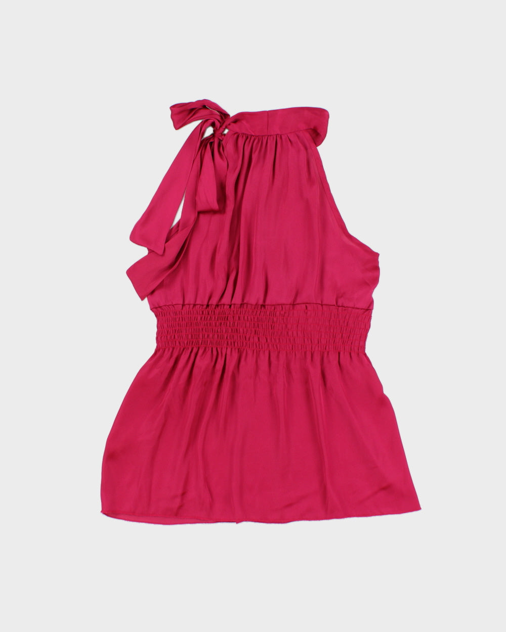 Vintage Y2K 2000s 2b Bebe Satin Sirred High Neck Top - S