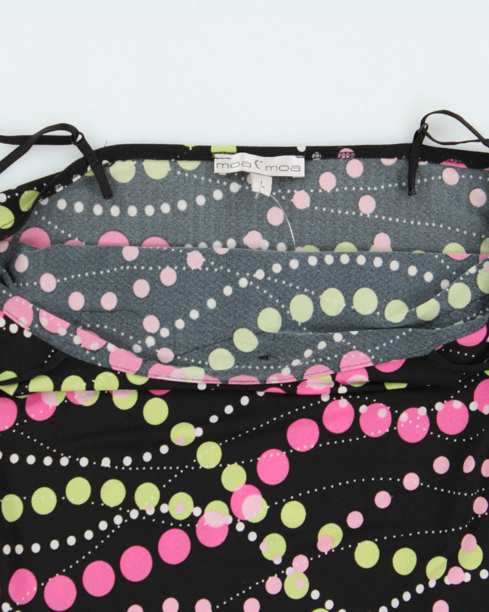 Vintage Y2K 2000s Moa Moa Spotty Ruffle Cami Top - M