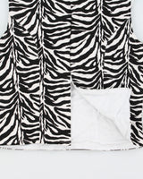 Vintage 1990s Joseph Ribkoff Zebra Print Structured Top - S