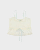 Vintage 1970s Classics Sheer Lace Trim Cami - S