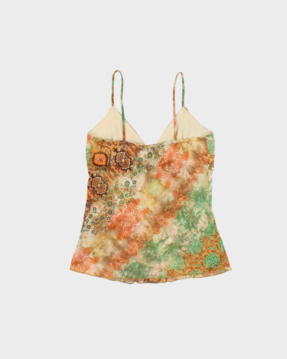 Vintage Y2K 2000s Icon U.S.A Semi Sheer Sequin Detail Cami Top - S