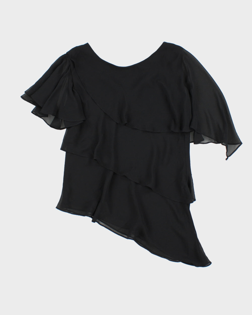Vintage 1990s Bellessa Tiered Layer Floaty Top - L