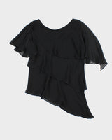 Vintage 1990s Bellessa Tiered Layer Floaty Top - L