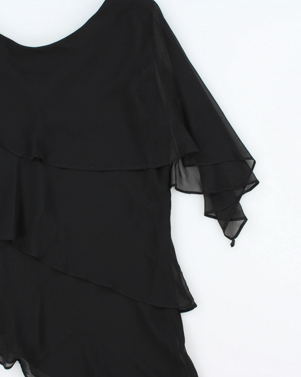 Vintage 1990s Bellessa Tiered Layer Floaty Top - L