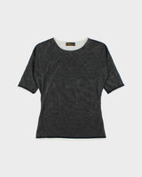 Vintage 1990s Coldesina Double Layer Mesh Top - M
