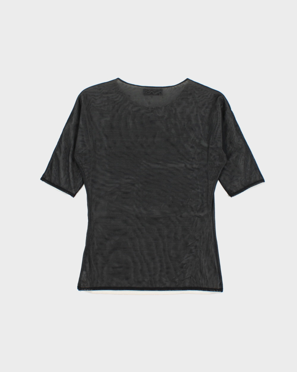 Vintage 1990s Coldesina Double Layer Mesh Top - M