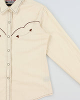 Vintage 1990s Brooks &amp; Dunn By Panhandle Slim Western Snap Button Blouse - M