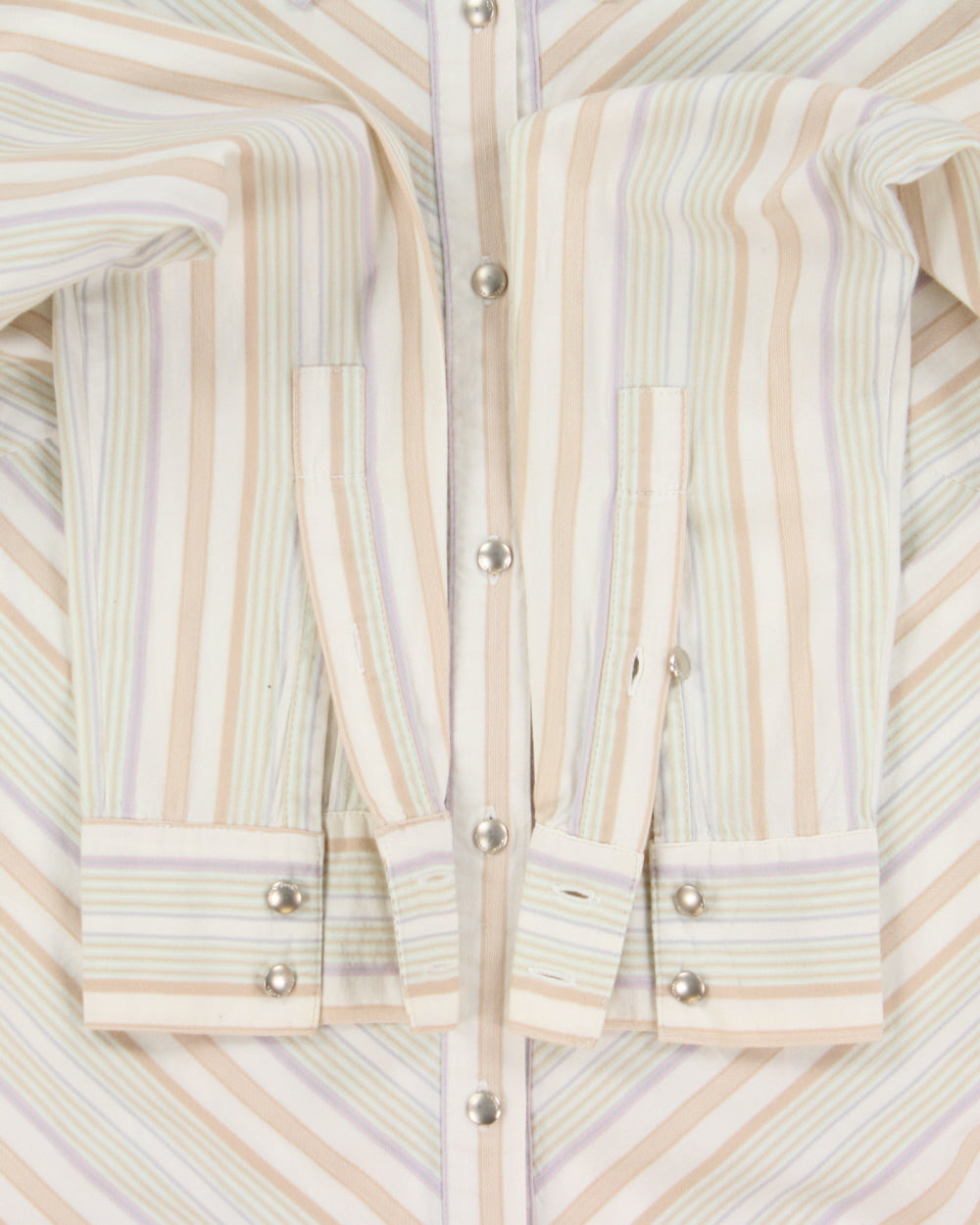 Vintage 2000s Vesa's Embossed Stripe Blouse - M