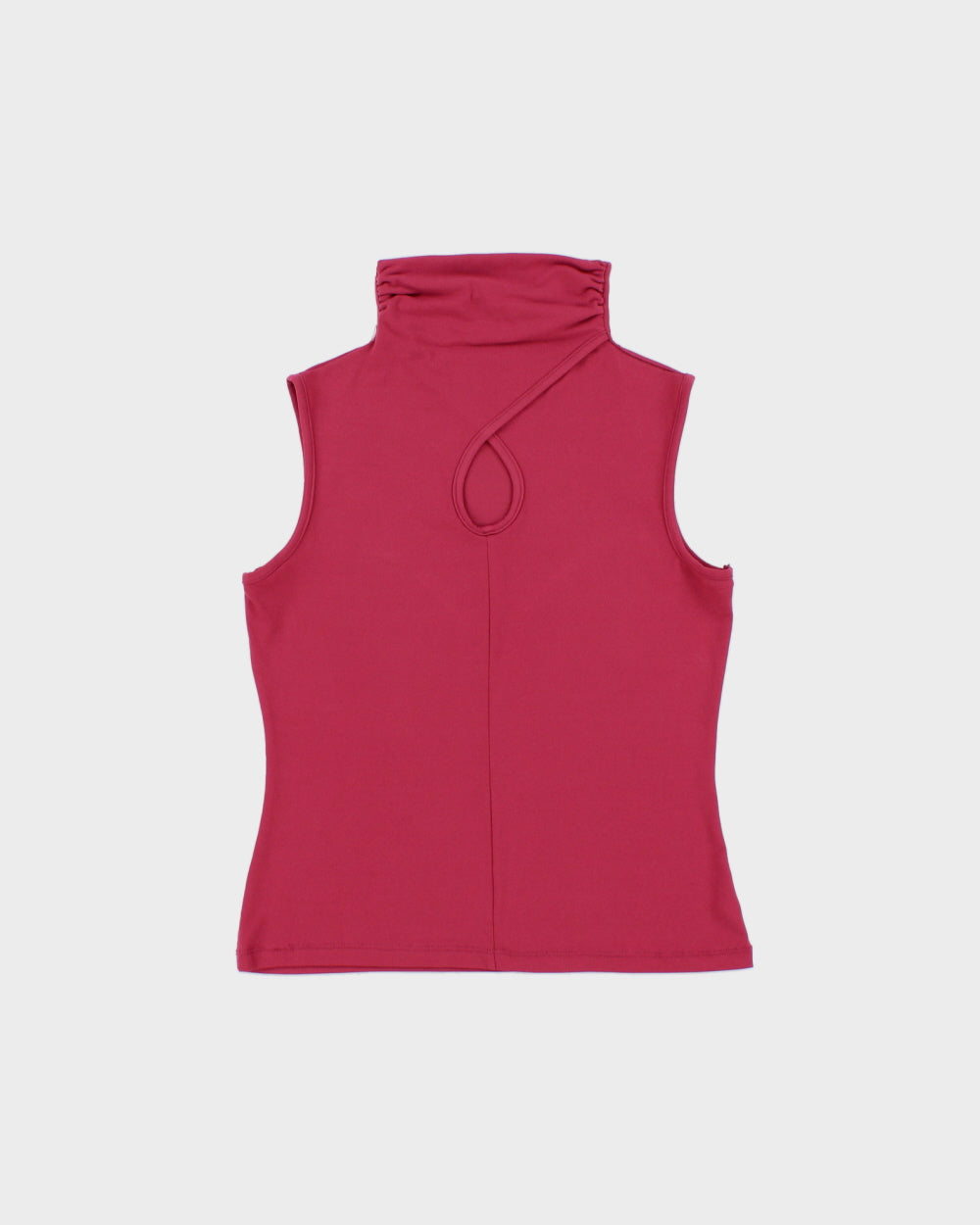 Vintage 2000s Suzy Shier Keyhole High Neck Sleeveless Top - M
