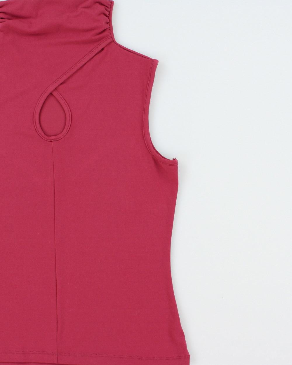 Vintage 2000s Suzy Shier Keyhole High Neck Sleeveless Top - M